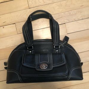 COACH leather handbag